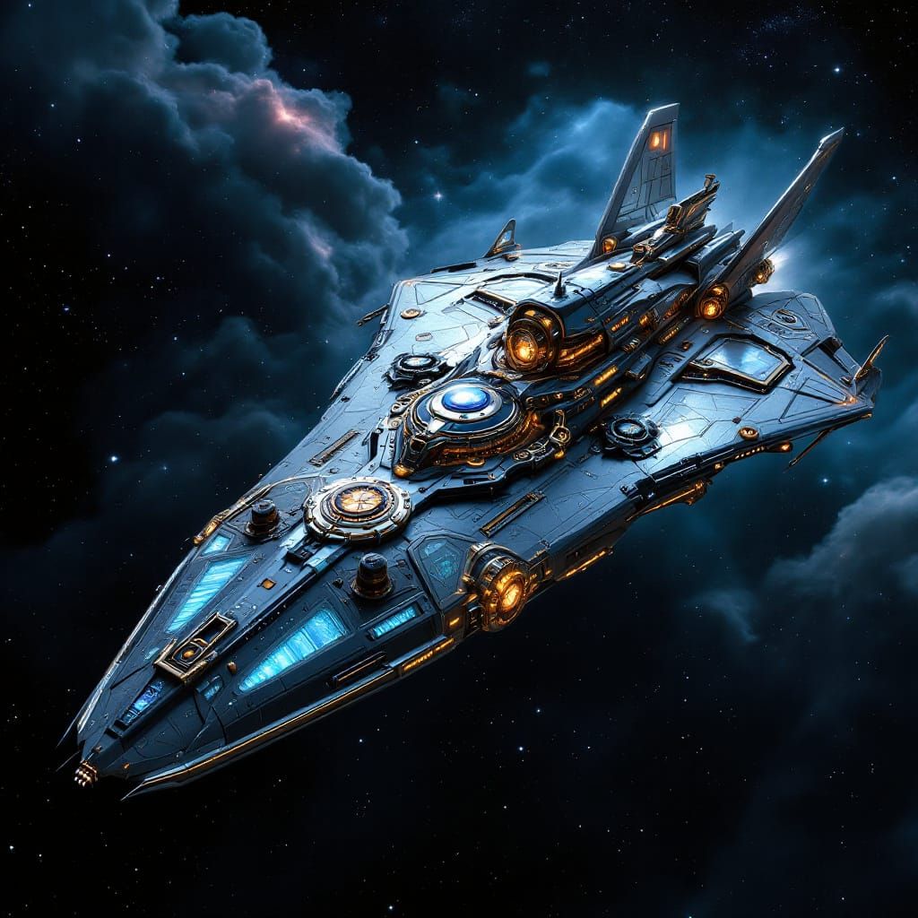 Cosmic Temporal Trawler Navigates Celestial Winds