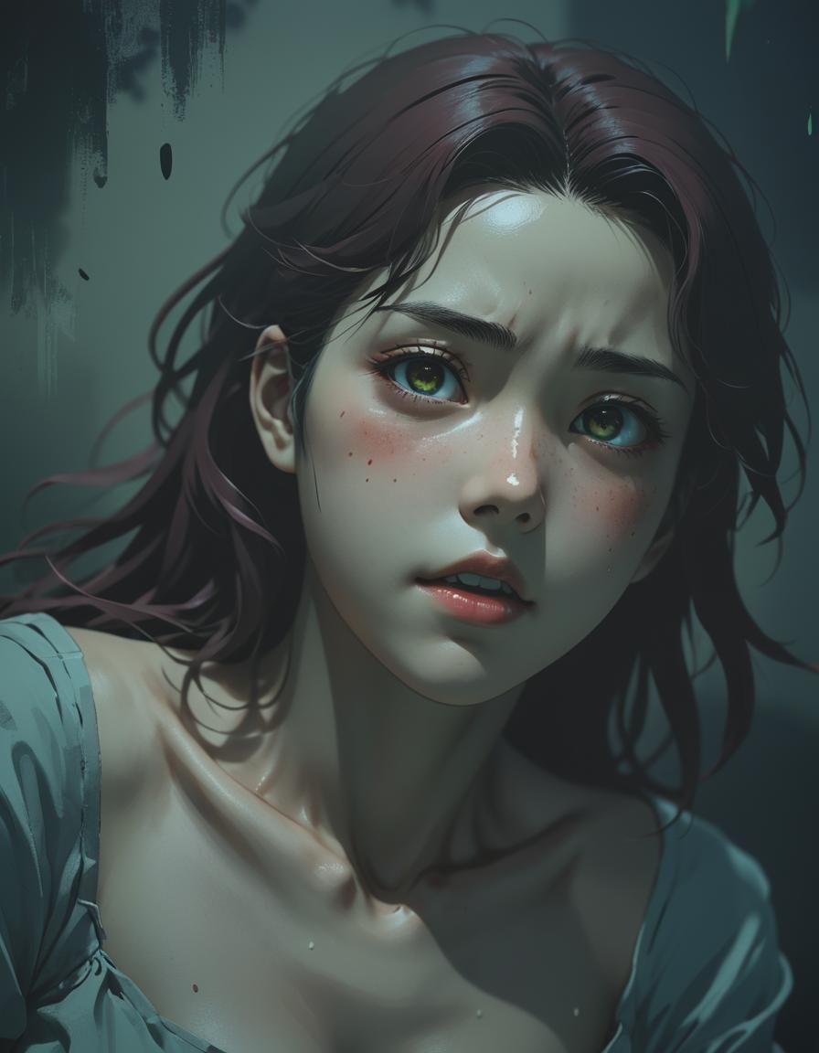 Vibrant Cel-Shaded Anime Art in Manga Style