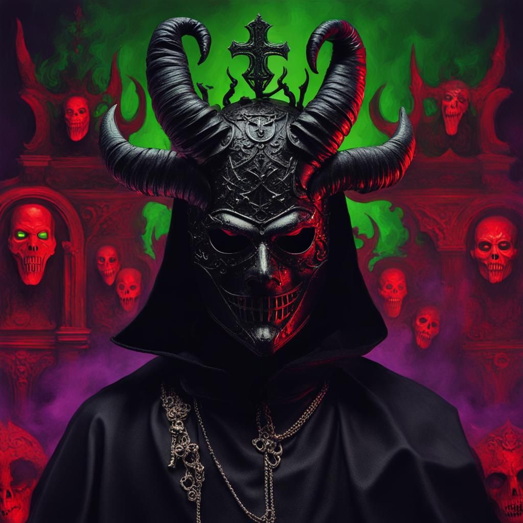 Sinister Masks in Baroque Horror Opera