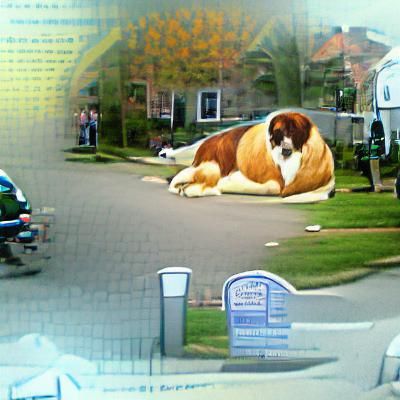 Humorous Clipart of Overweight Dog Breeds