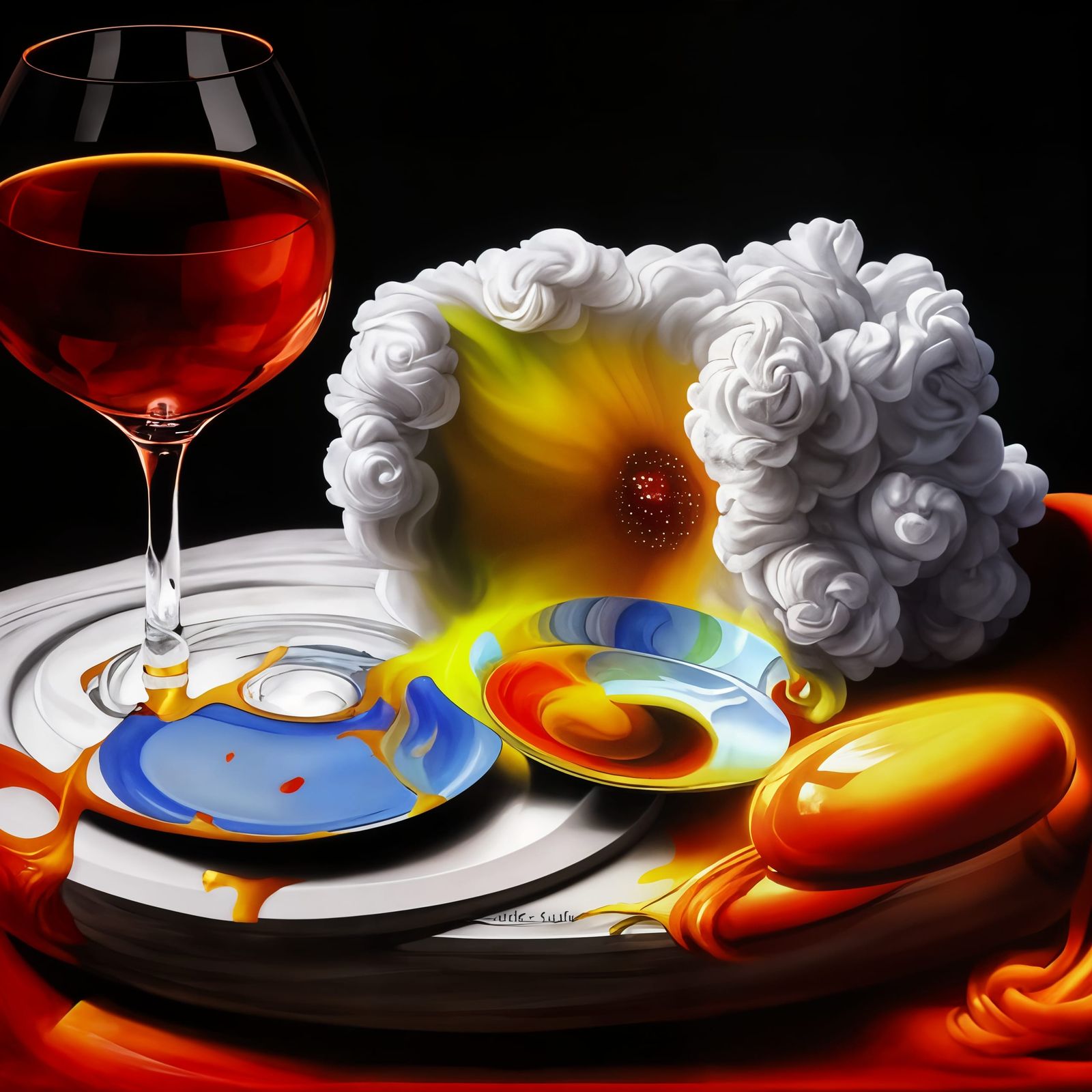 Blancmange avec surpise