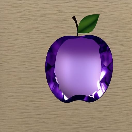 Amethyst Apple: A Gemstone Creation