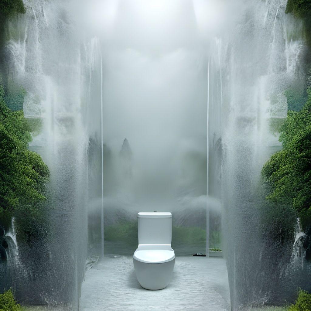 Waterfall Toilet: An Epic Scene