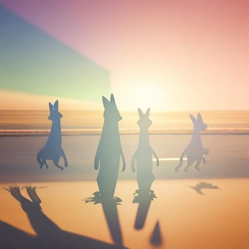 Adorable Creature in Shadows and Light