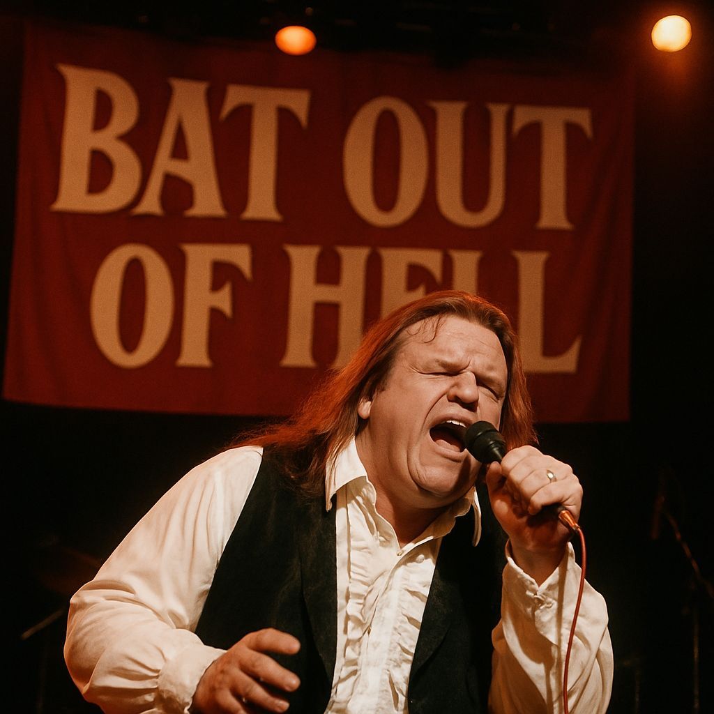 Meat Loaf Performs BAT OUT OF HELL on Stage