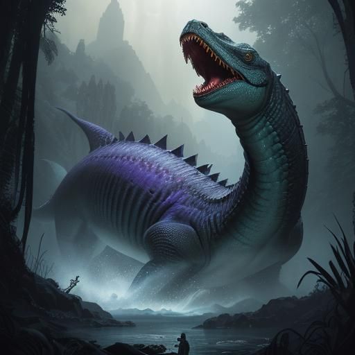 Loch Ness Monster: A 3D Cinematic Rendering