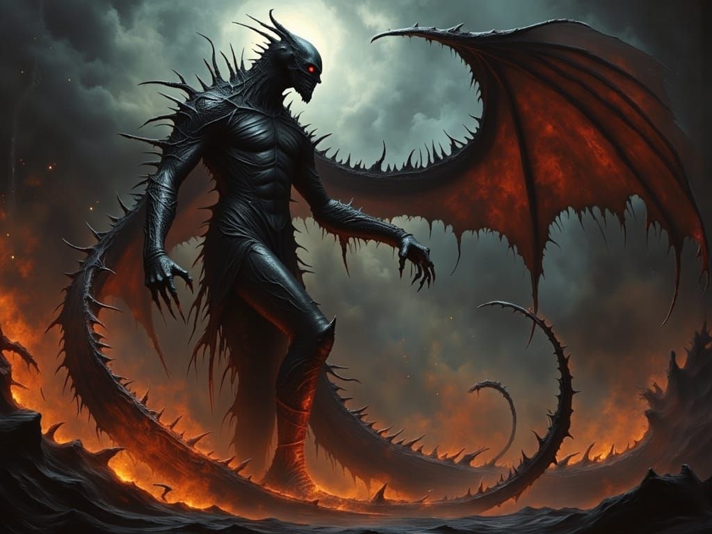 <lora:The Sun of Kor:1.0> <lora:MJ6 Dark Oil Paint:1.0> chao...