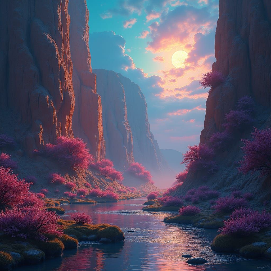 Dreamlike Israel in Fantasy Concept Art Style