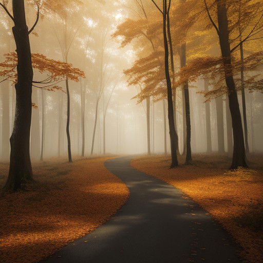 forest in autumn colours