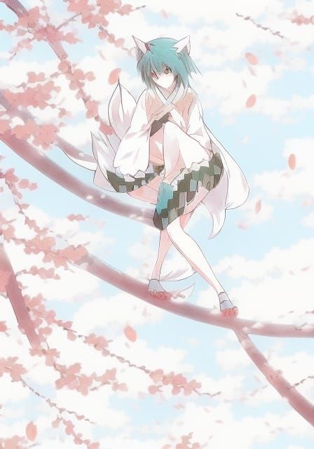 Kitsune Ninja Messenger in Anime Style