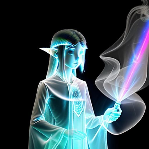 Elfin around Hologram