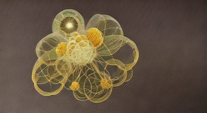 Fractal Whale Skeleton with Geometric Refractions