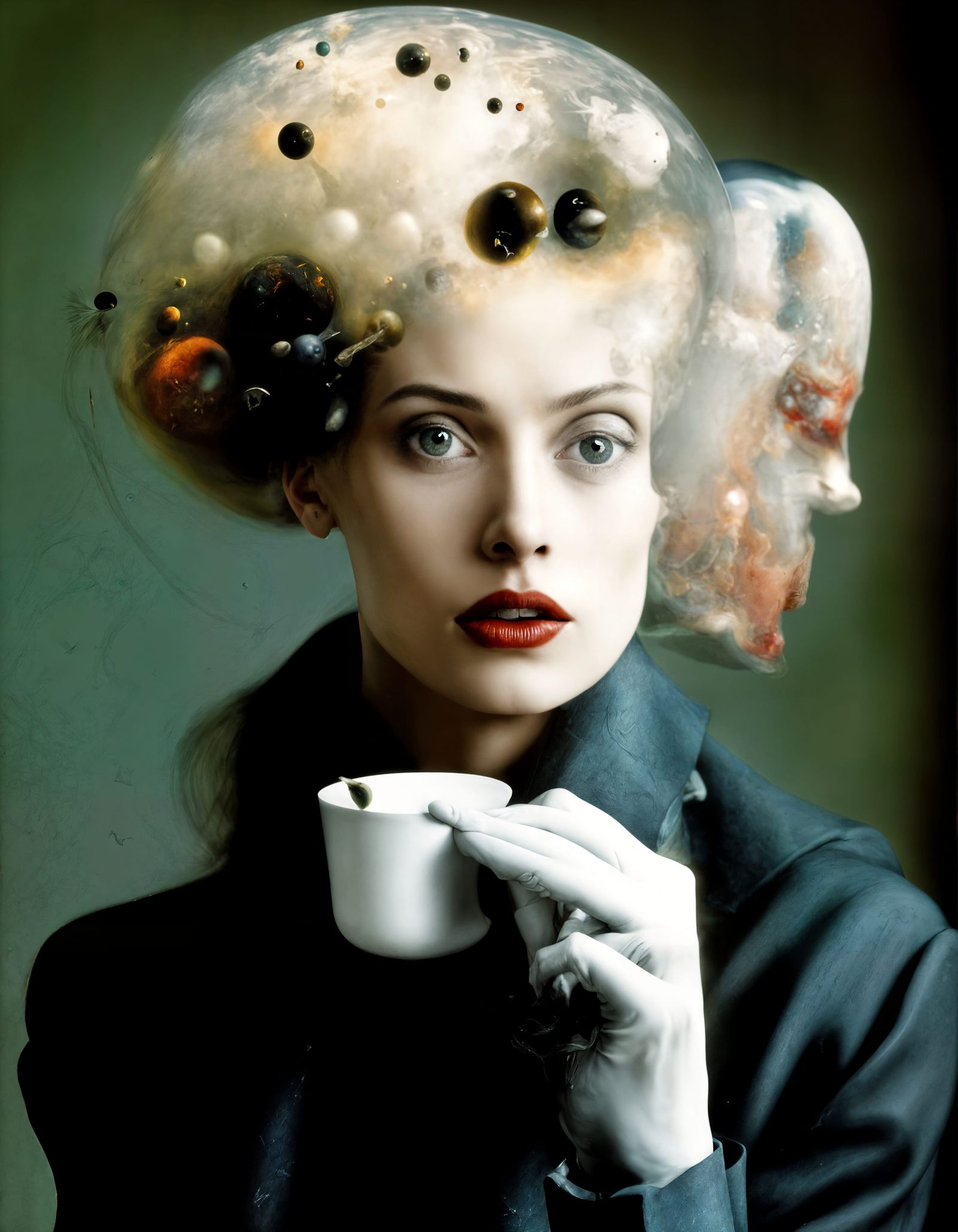 Sending 'herself' to do an errand...