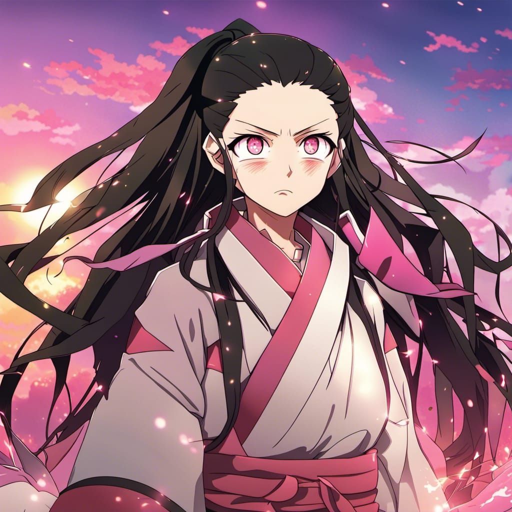 Nezuko in Sunlight: Anime Key Visual