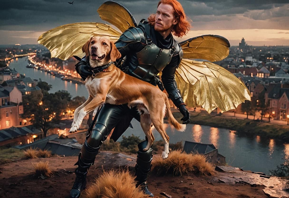 Redhead Male with Beetle Wings Film Still