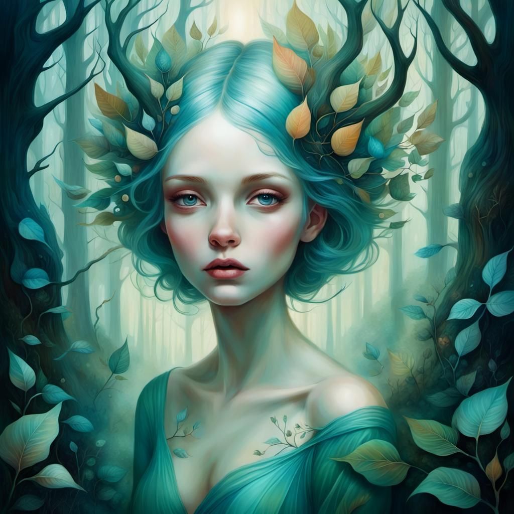 Luminous Dream Forest Art