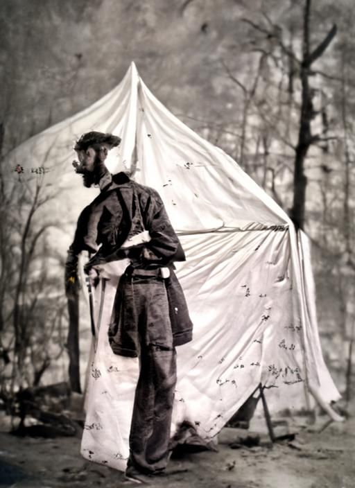 Civil War Soldier Portrait in Brady Style
