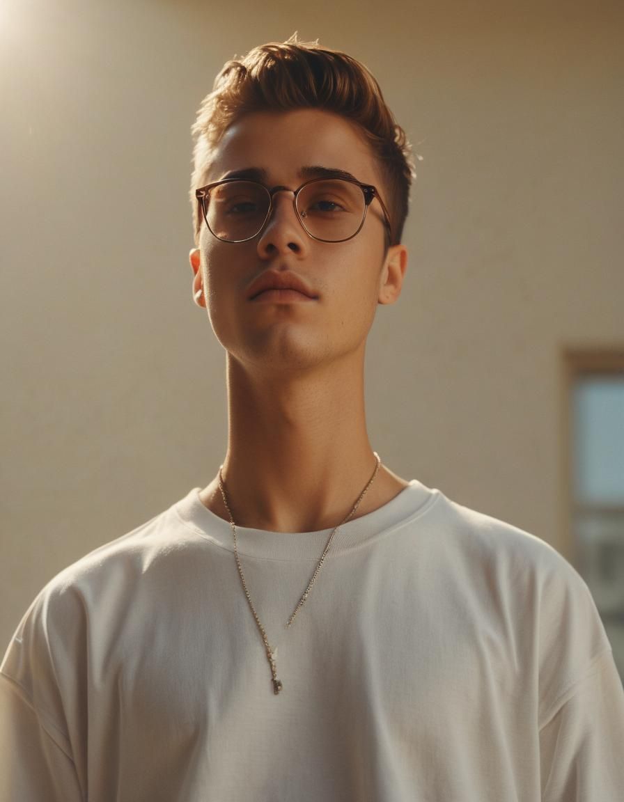 Justin Bieber in Sunlight: Cinematic Film Still