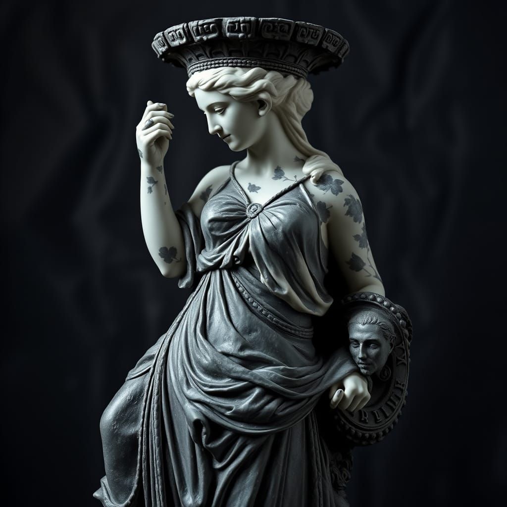 Wedgwood jasperware black basalt production shaped as greek ...