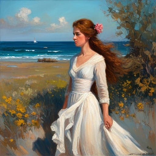 Emotional Plea in Oil Painting Style