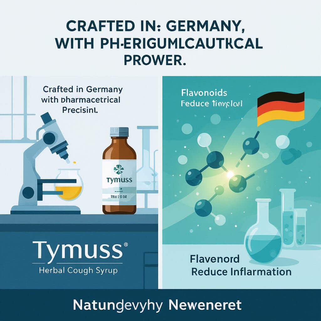 TYMUSS Herbal Cough Syrup Promo: German Quality, Natural Pow...