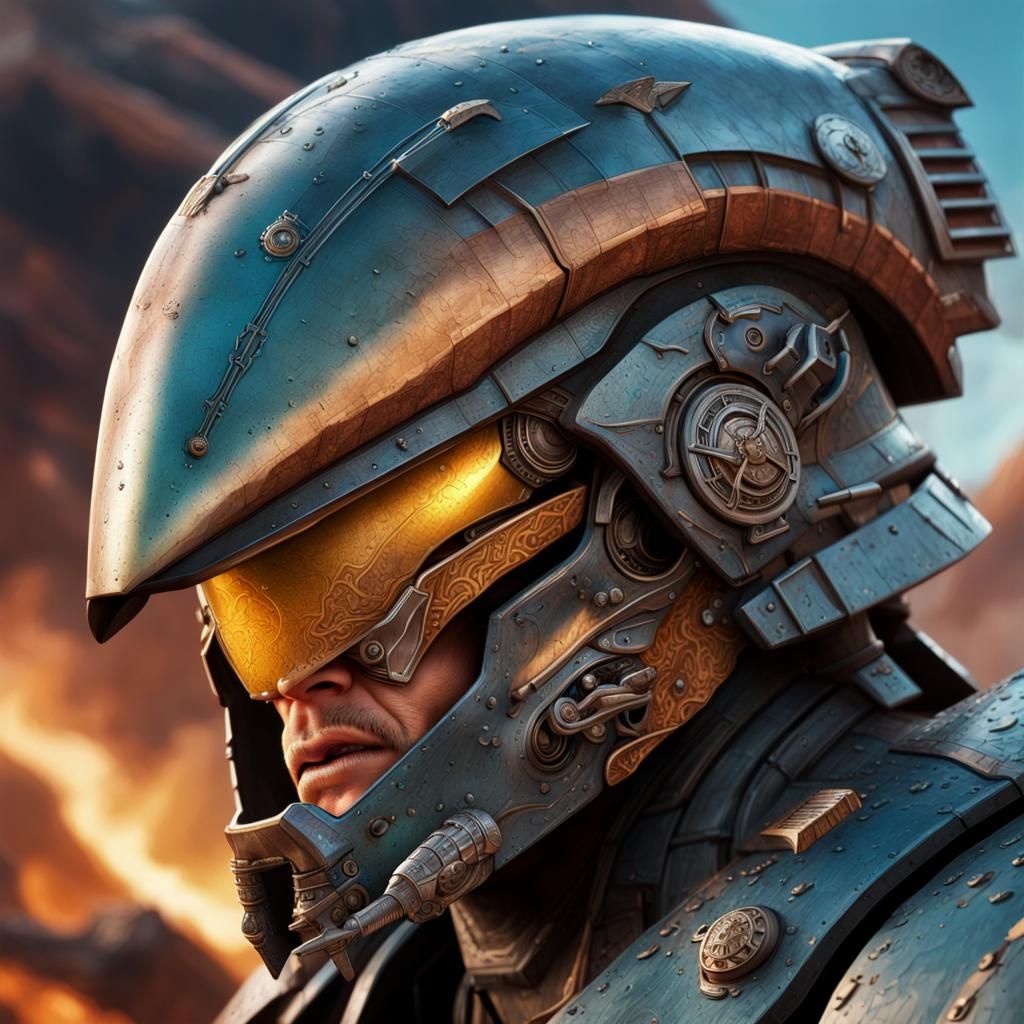 Viking Starship Troopers: Hyperrealistic Concept Art