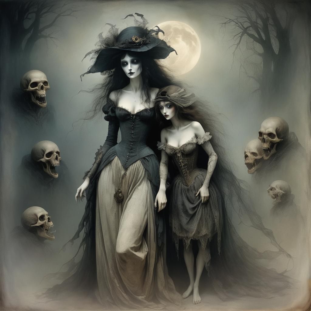 Surreal Horror Art Illustration Evokes Terror and Dismay