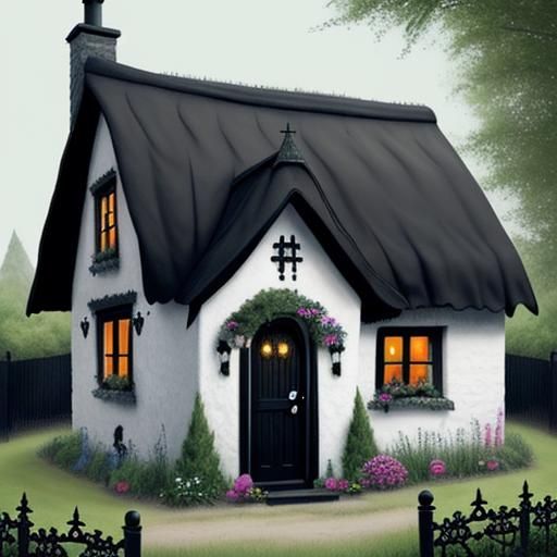 Cute Gothic Cottagecore Architecture