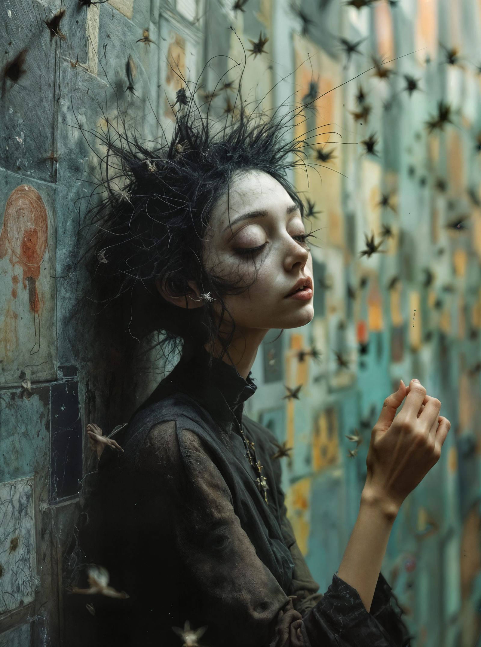 a composer inspired by the tiny birds and their surround-sound humming