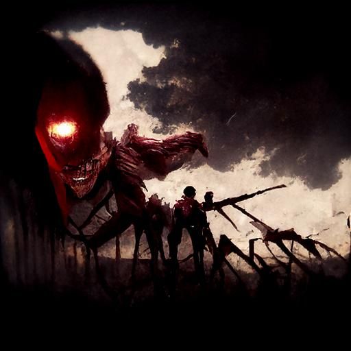 Sinister Attack on Titan Battle Scene