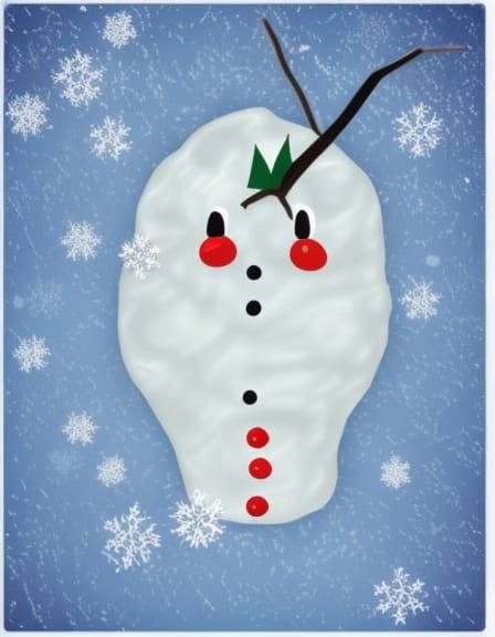 Humorous Frosty Choad Interpretation by AI