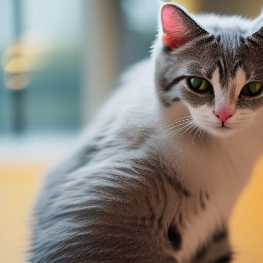 Cat Emerges from Yarn: Professional Photography