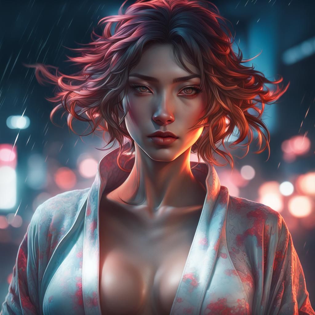 Japan Supra Night Drive in Hyperrealistic Style