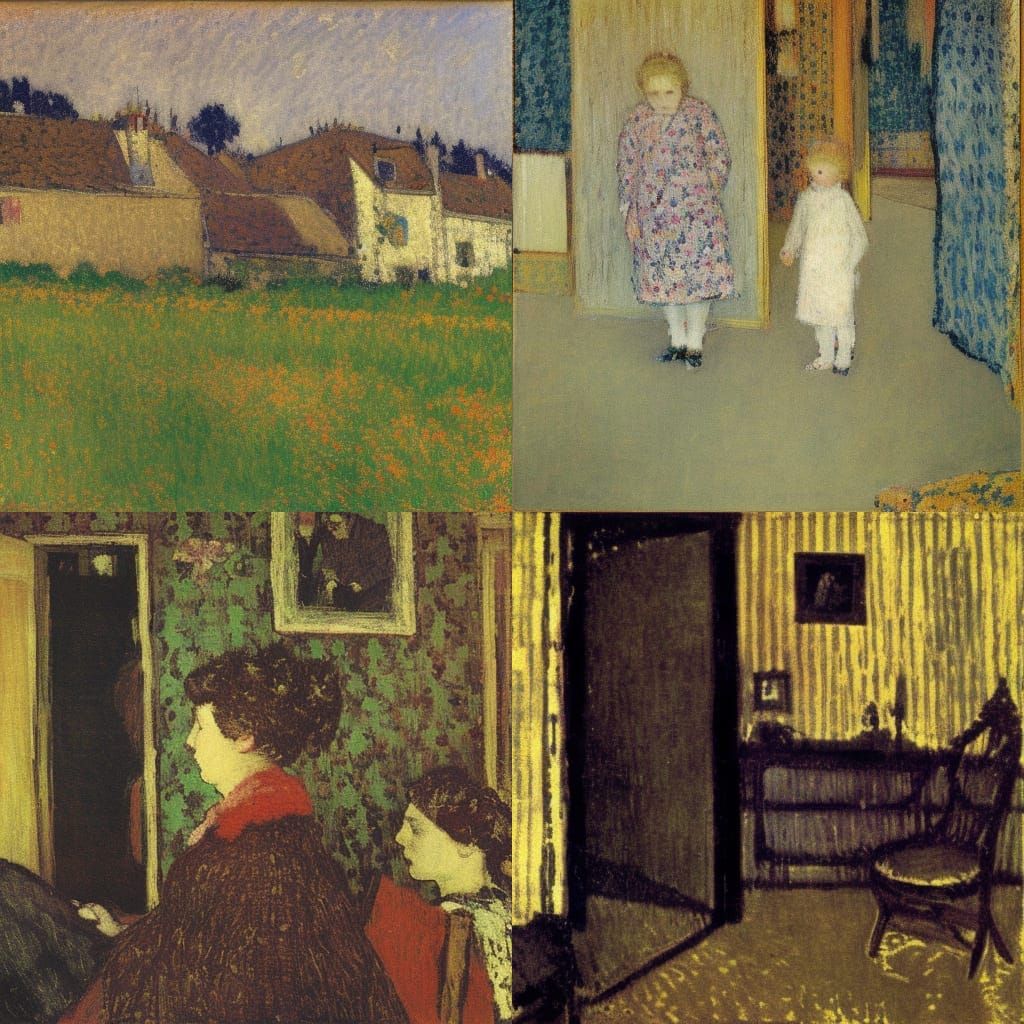 Intimate Portrait in Impressionist Style