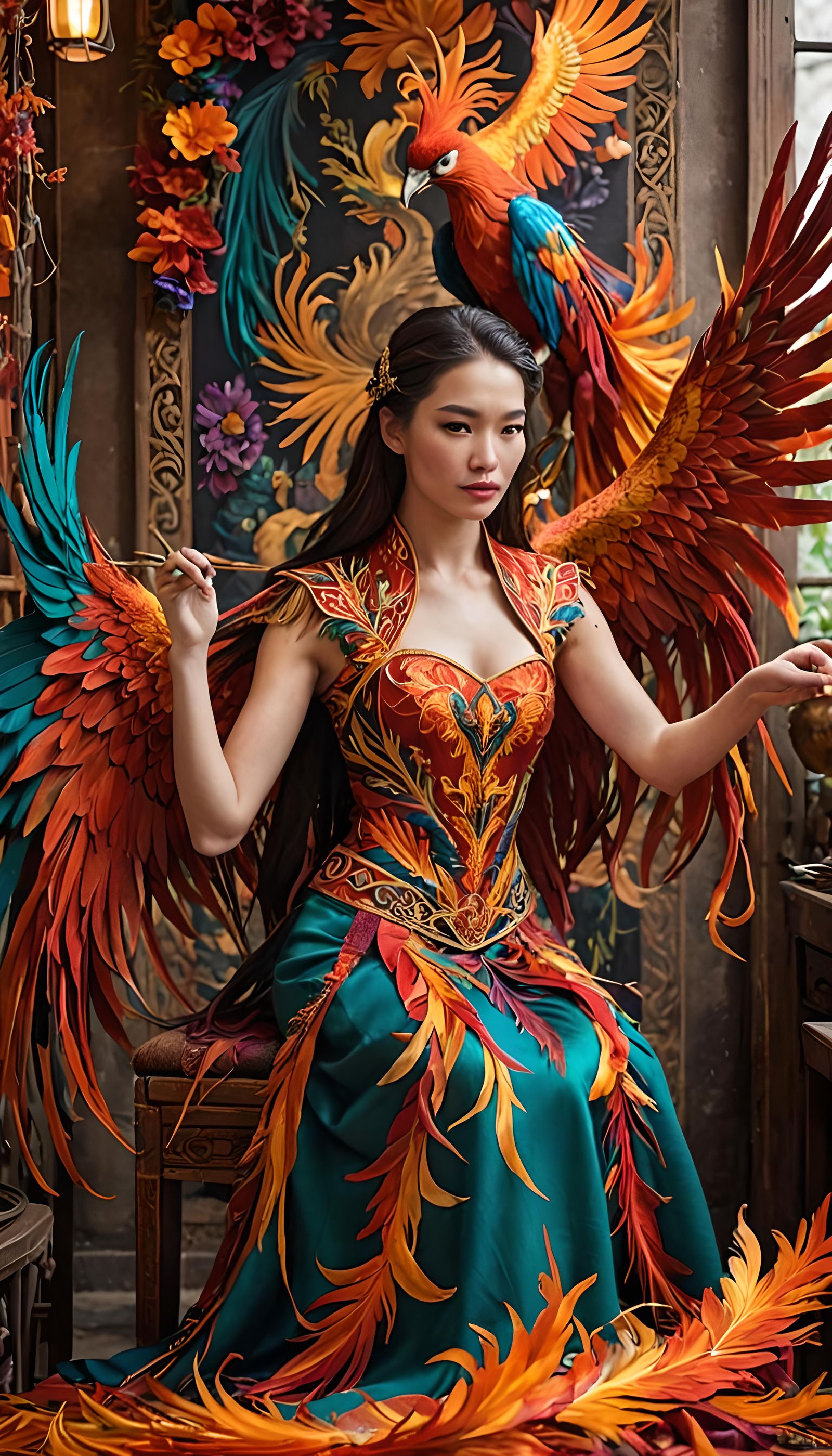 Phoenix Tailor Weaving Immortal Garments