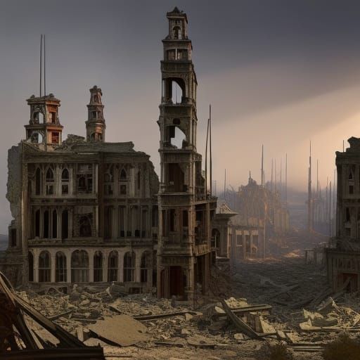 Mariupol Theater Ruins After Bombing