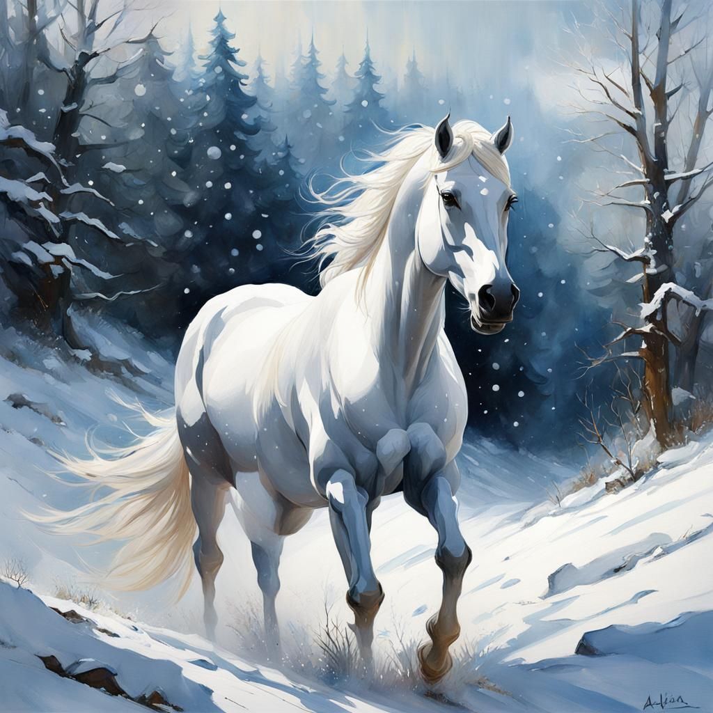 "White horse"