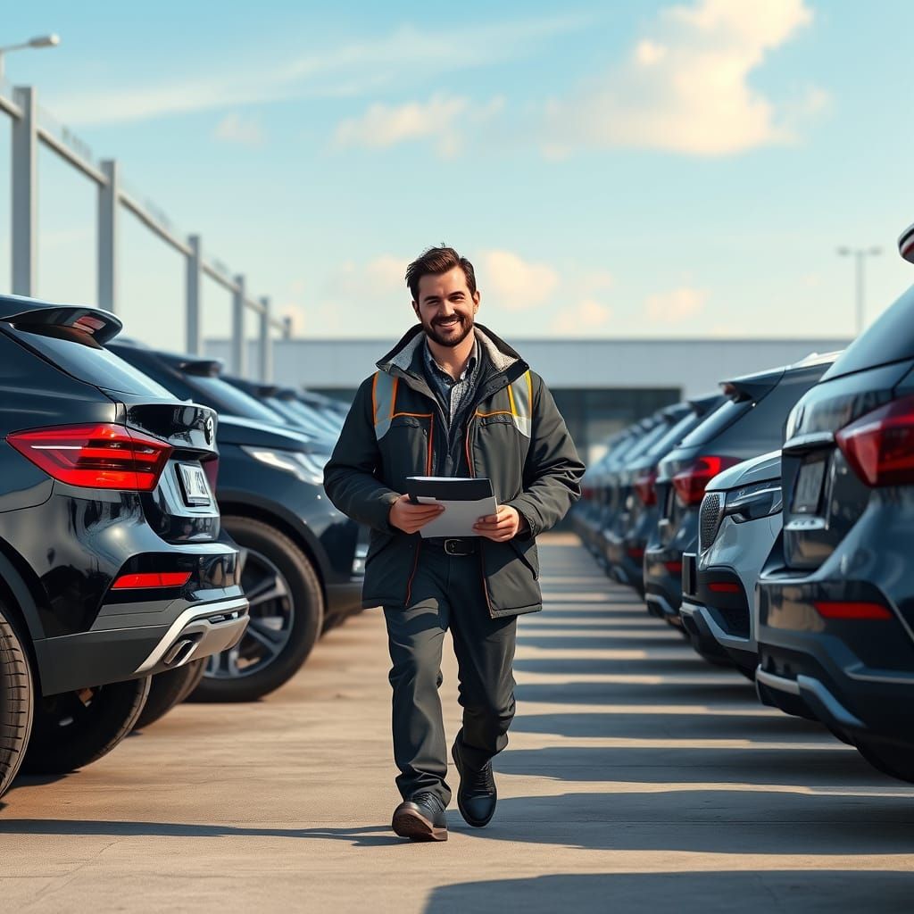 German Vehicle Expert Inspects Luxury Cars