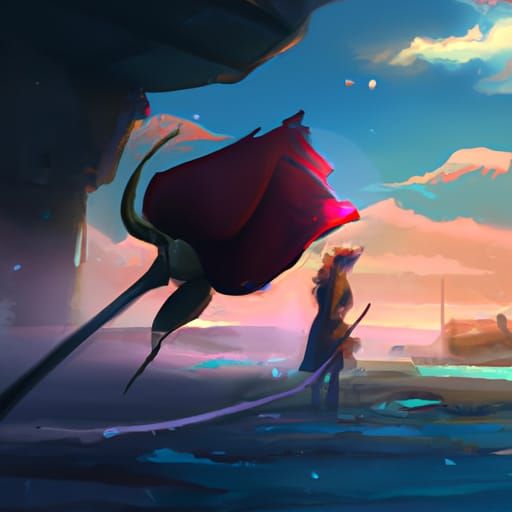 Detailed Rose in Deep Color, Digital Art