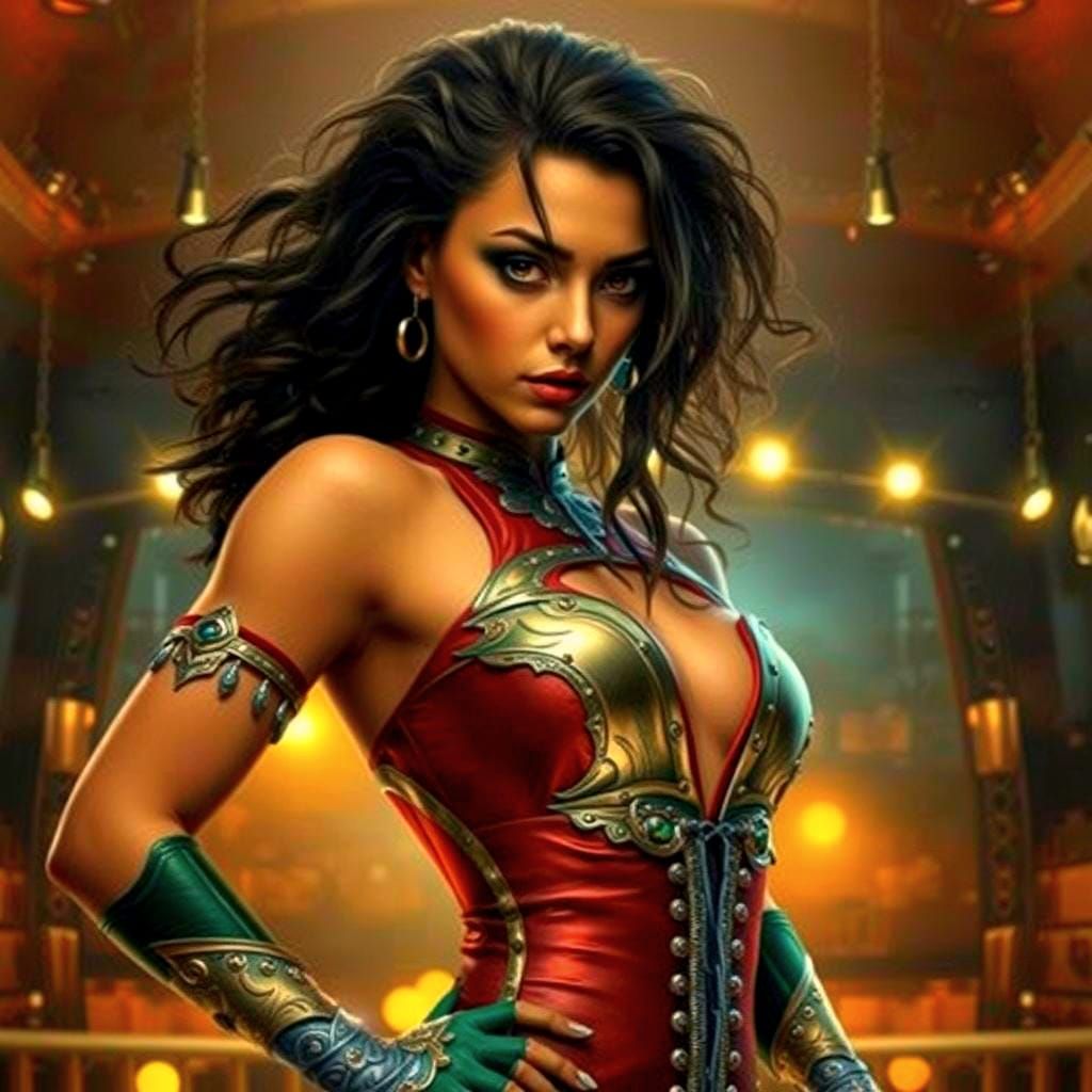 Captivating Beauty in Vibrant Colors