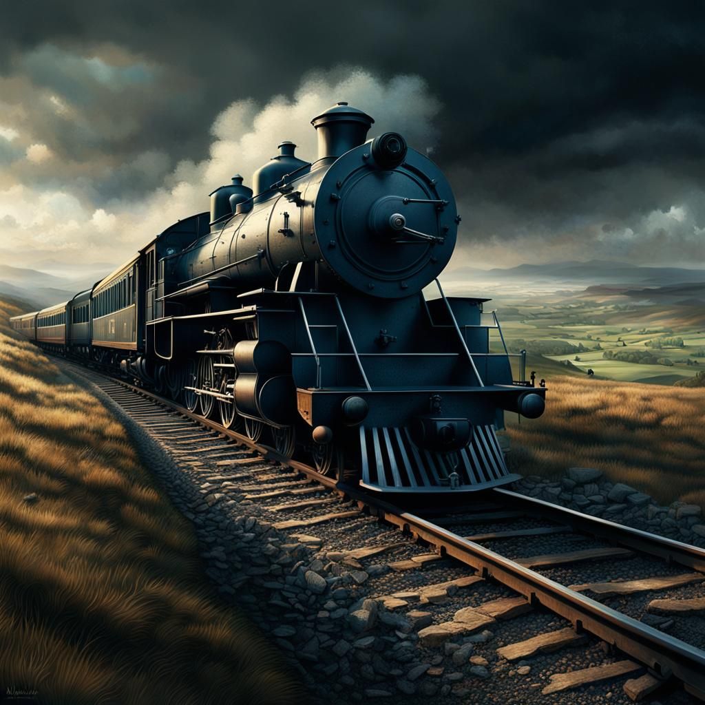 Epic Digital Painting of The Band