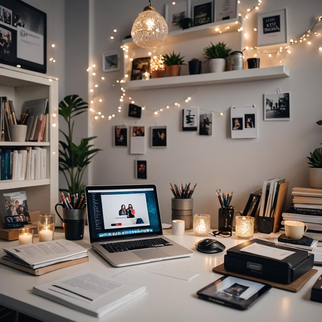 Author's Workspace: Professional Photography with Bokeh