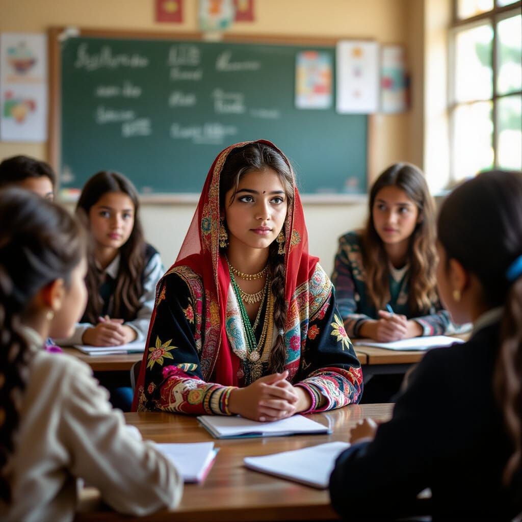 School Discussion: Gypsy Girl Engages Classmates