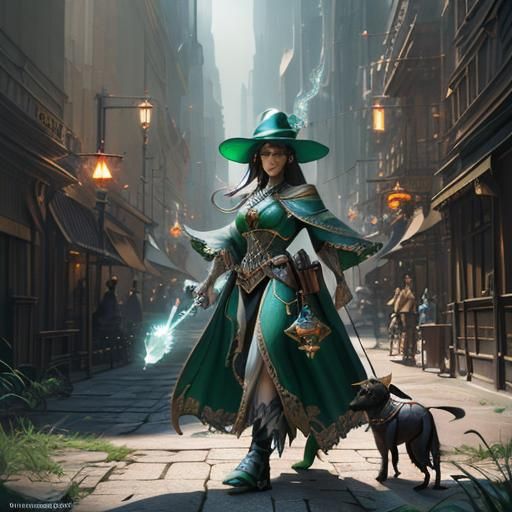 Emerald City Encounter: Wizard, Straw Man, and Tin Man