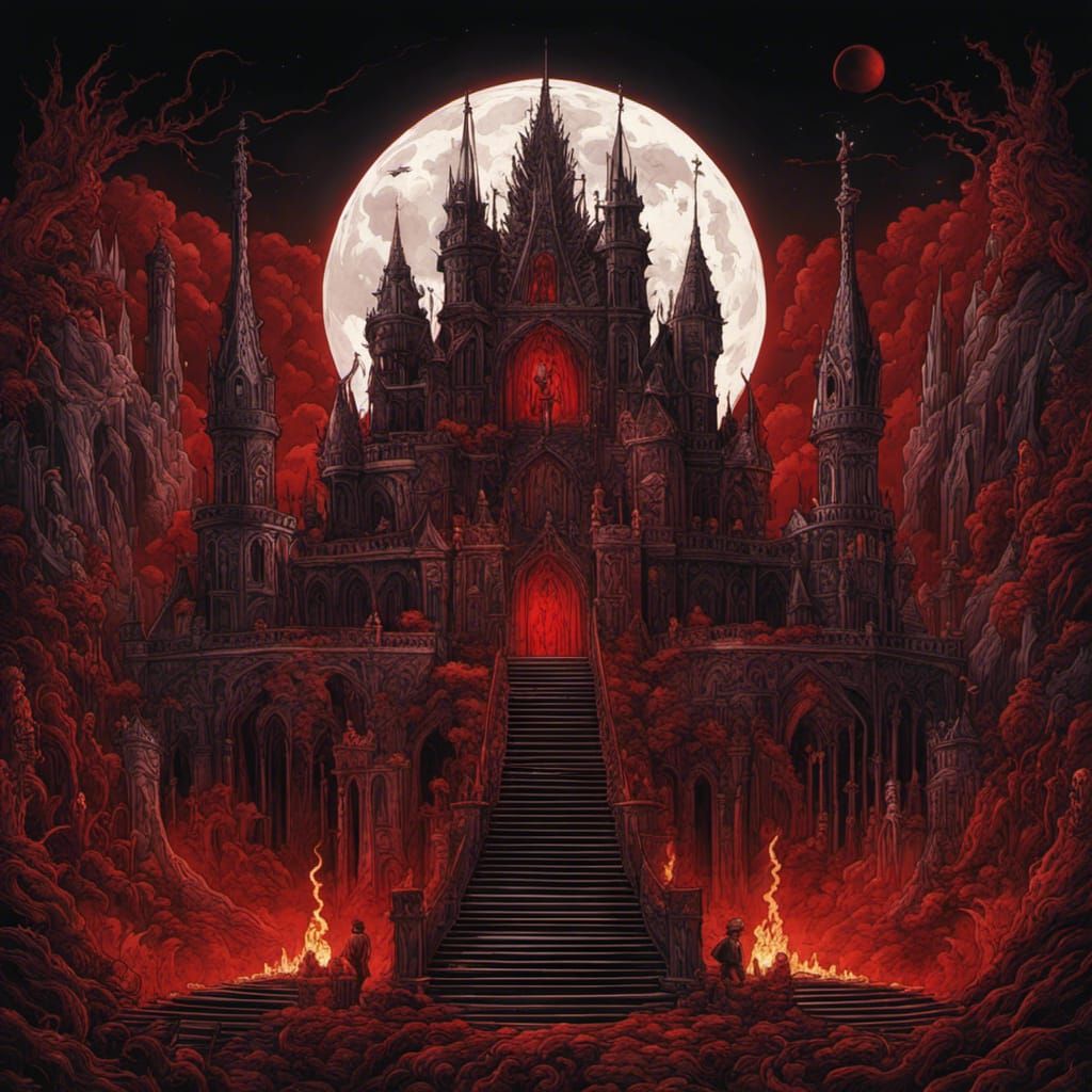 High Gothic Mad King on Fire Throne