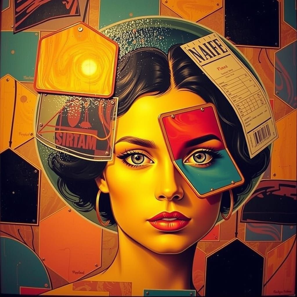 Bright Green Light Illuminating the Night