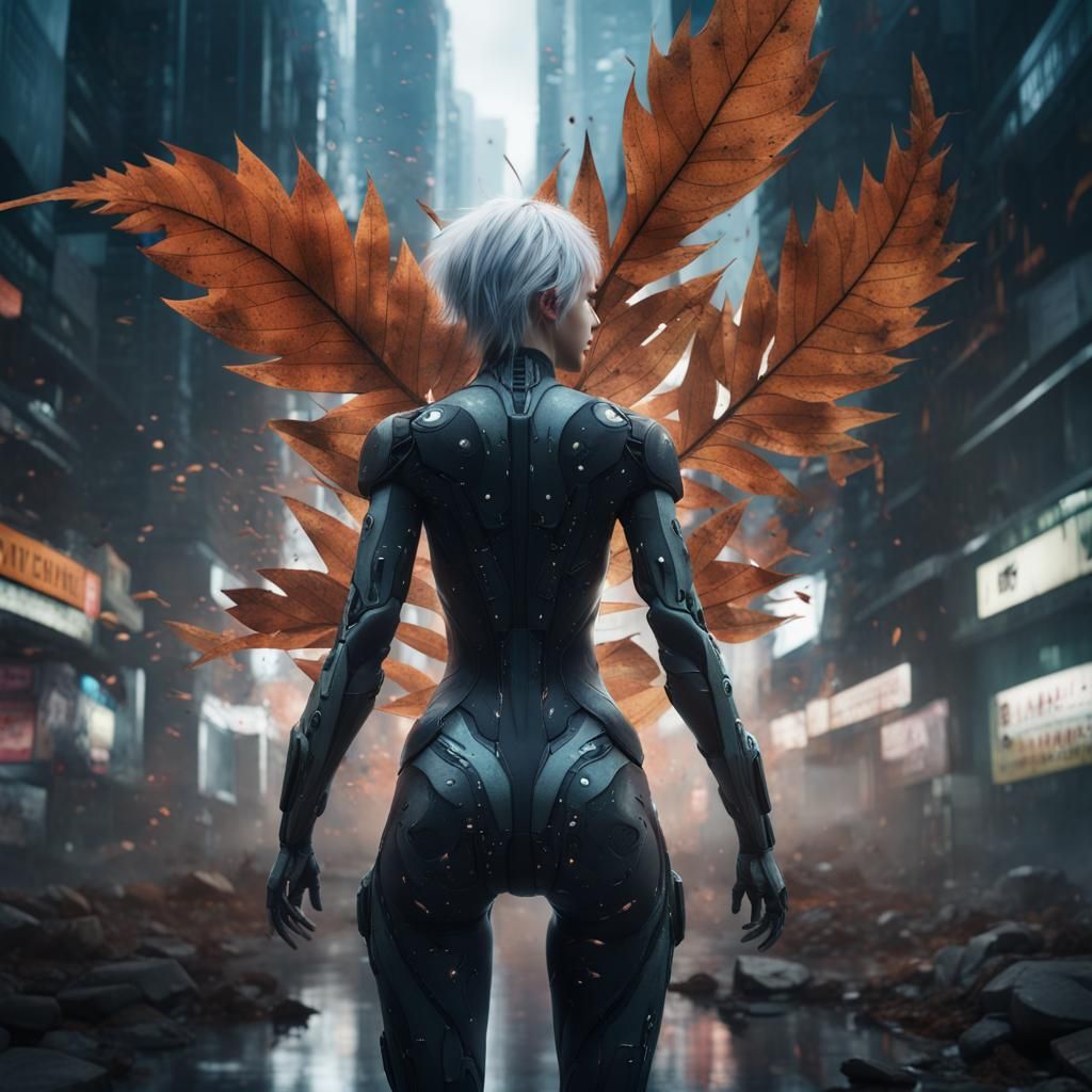 Hyperreal Cyborg in Ghost in the Shell Style