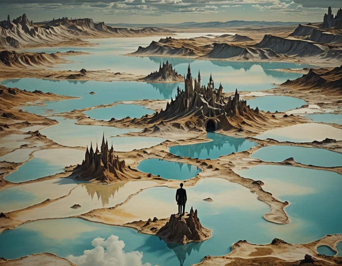 Arion Awakens: A Surreal Oil Painting in Parallel Dimension