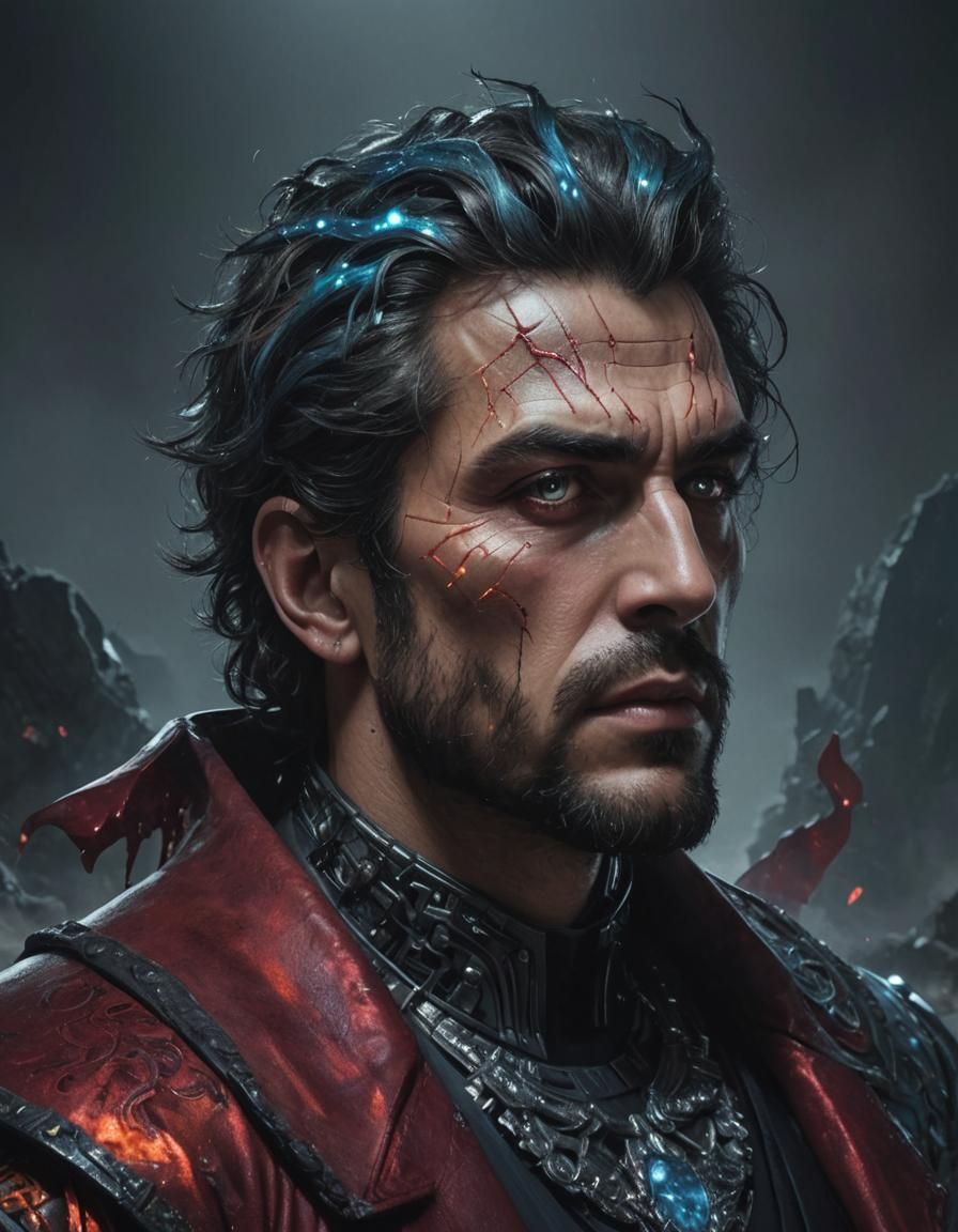 Neofuturistic Ancient Greek Male Fashion in 8K