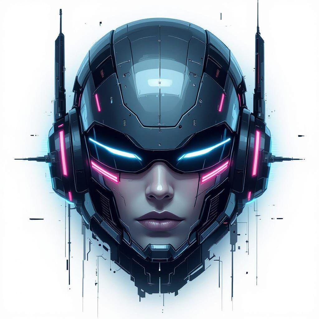 Futuristic Dark Energy Boost in Cyberpunk Style